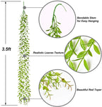 Lianes Lumineuses LED Artificielles - Guirlande Végétale Suspendue, Décoration Murale Ambiance Cosy & Événementielle