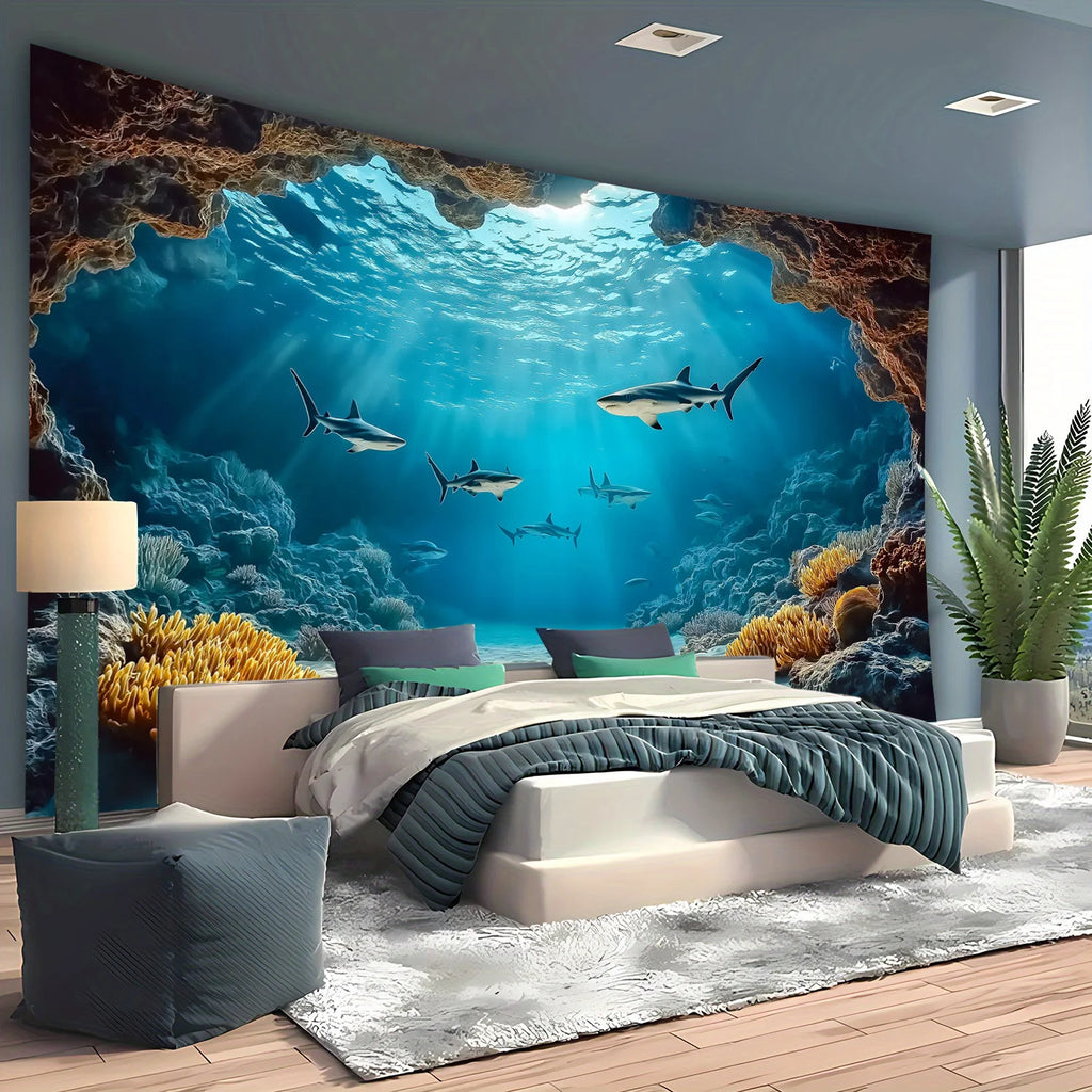 Tapisserie Murale Océan - Décoration Aquatique