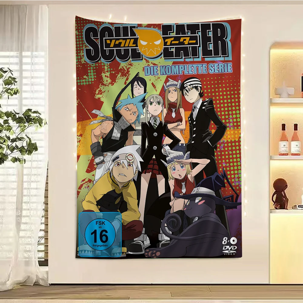 Tapisserie Murale Manga - Poster Décoratif Style Magazine Japonais, Art Anime