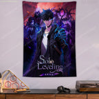 Tapisserie Solo Leveling - Sung-Jin-Woo Arise - Décoration Anime & Gaming