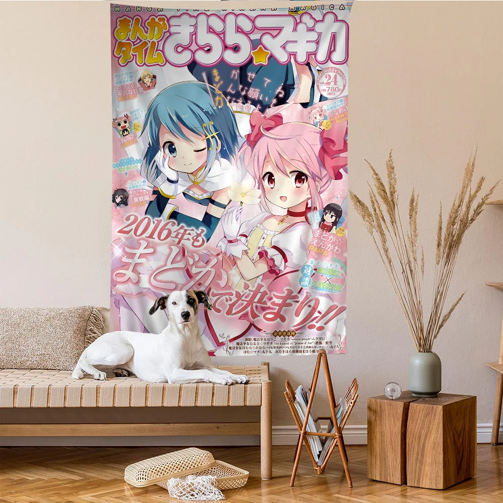 Tapisserie Murale Puella Magi Madoka Magica - Poster Manga Magical Girl
