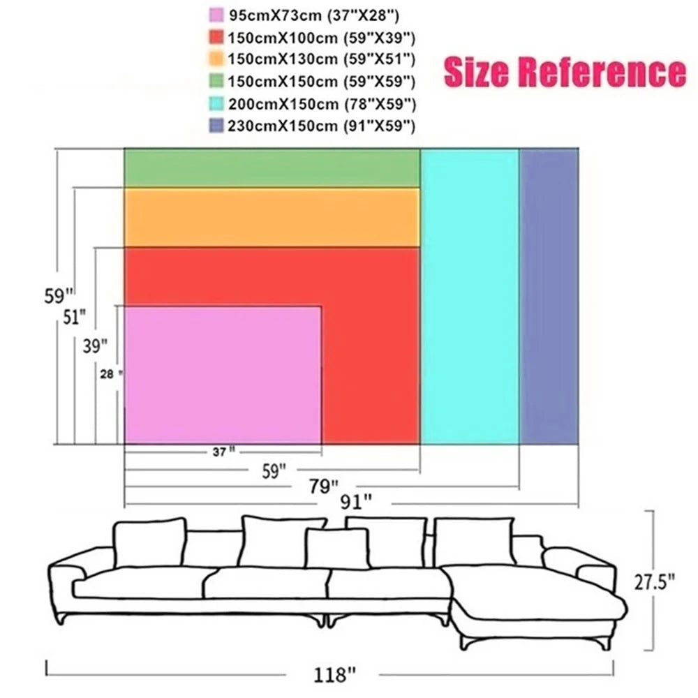 Tapisserie Murale Anime Kawaii - Décoration Colorée Style Manga, Poster Tissu