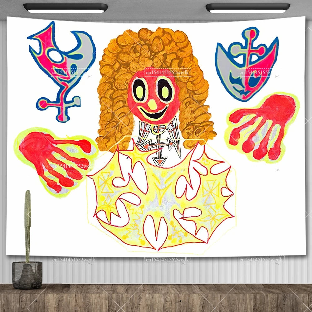 Toile Street Art Graffiti - Portrait Urbain Déstructuré Style Basquiat