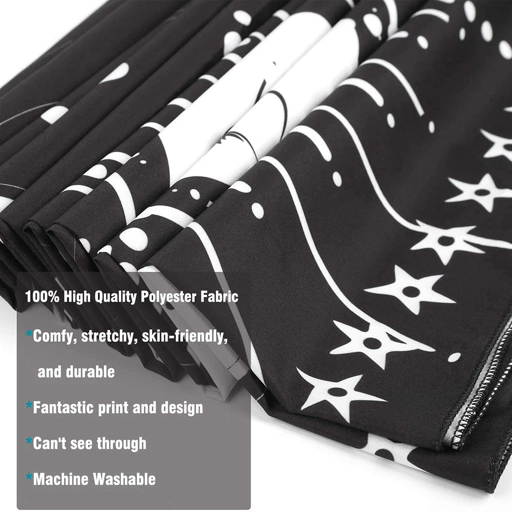 Tapisserie Murale Anime Kawaii - Décoration Colorée Style Manga, Poster Tissu