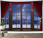 Tapisserie Murale Paysage Hivernal - Montagnes Enneigées