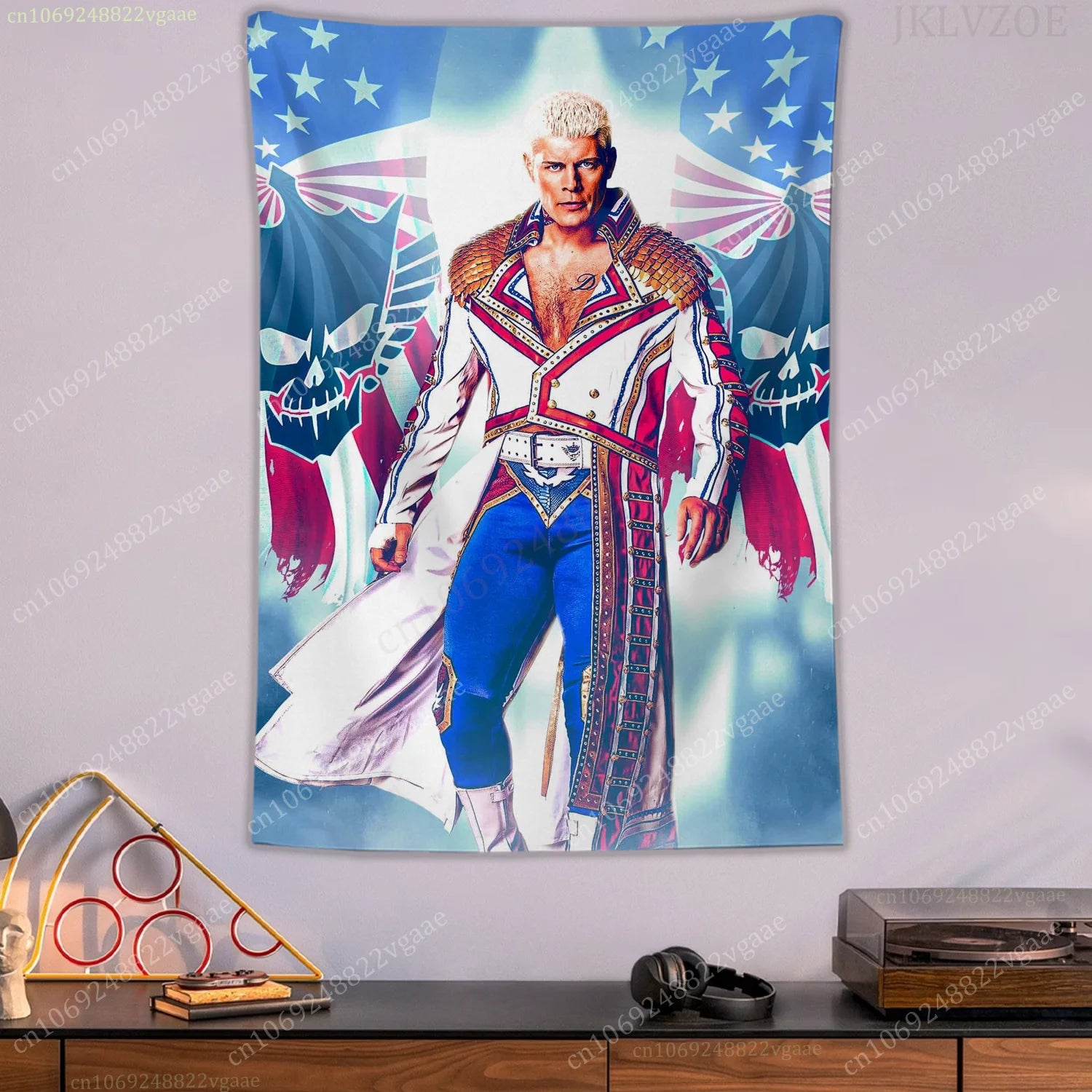 Tapisserie Murale Catch WWE - Décoration Sport