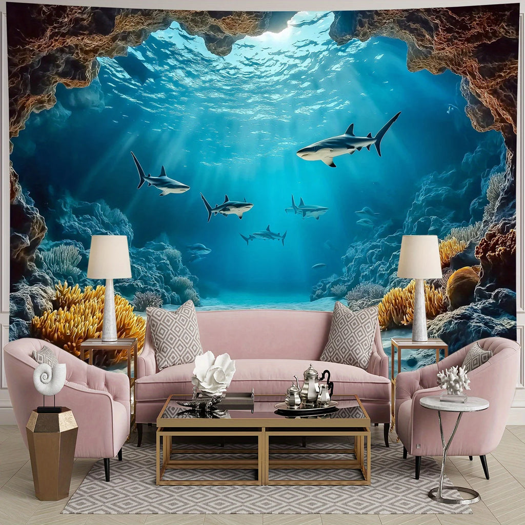 Tapisserie Murale Océan - Décoration Aquatique