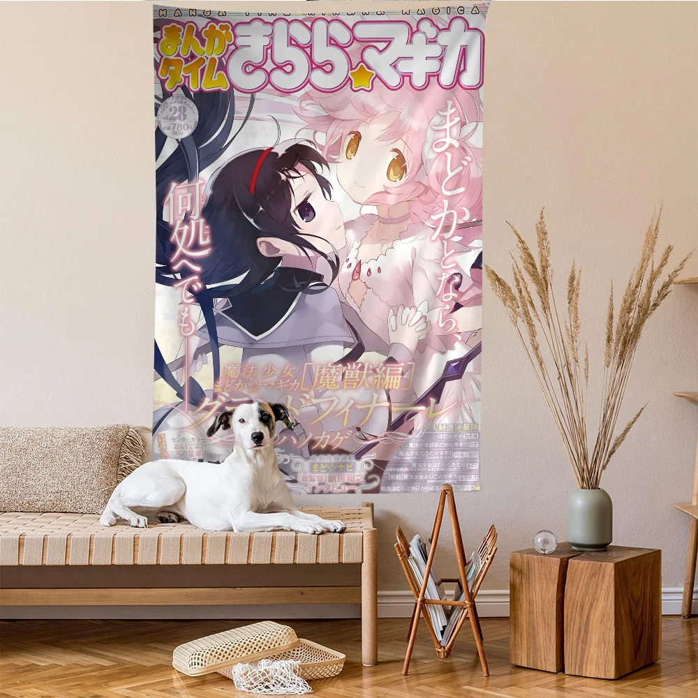 Tapisserie Murale Puella Magi Madoka Magica - Poster Manga Magical Girl