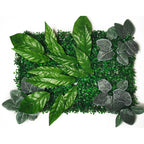 Mur Végétal Artificiel - Panneau de Plantes & Fleurs Suspendues, Jardin Vertical Décoratif d'Intérieur