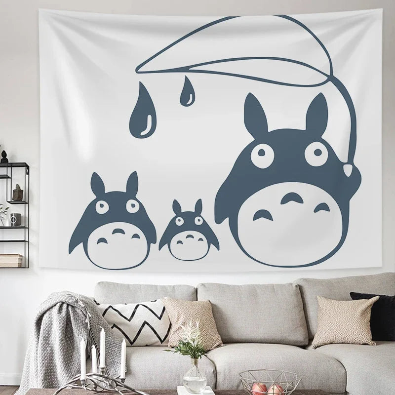Tapisserie Murale Mon Voisin Totoro - Décoration Anime & Studio Ghibli