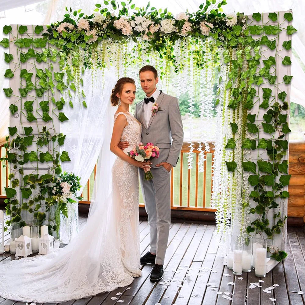 Lianes Artificielles Retombantes - Plantes Suspendues Décoratives, Ambiance Nature & Décoration Murale Intérieure