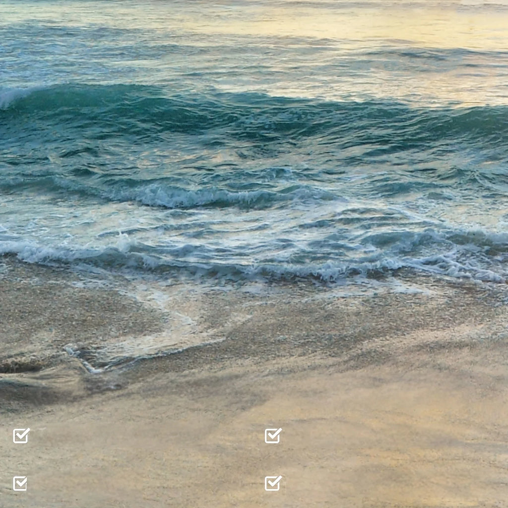 Tapisserie Murale Plage au Coucher du Soleil - Déco Murale Océan & Horizon