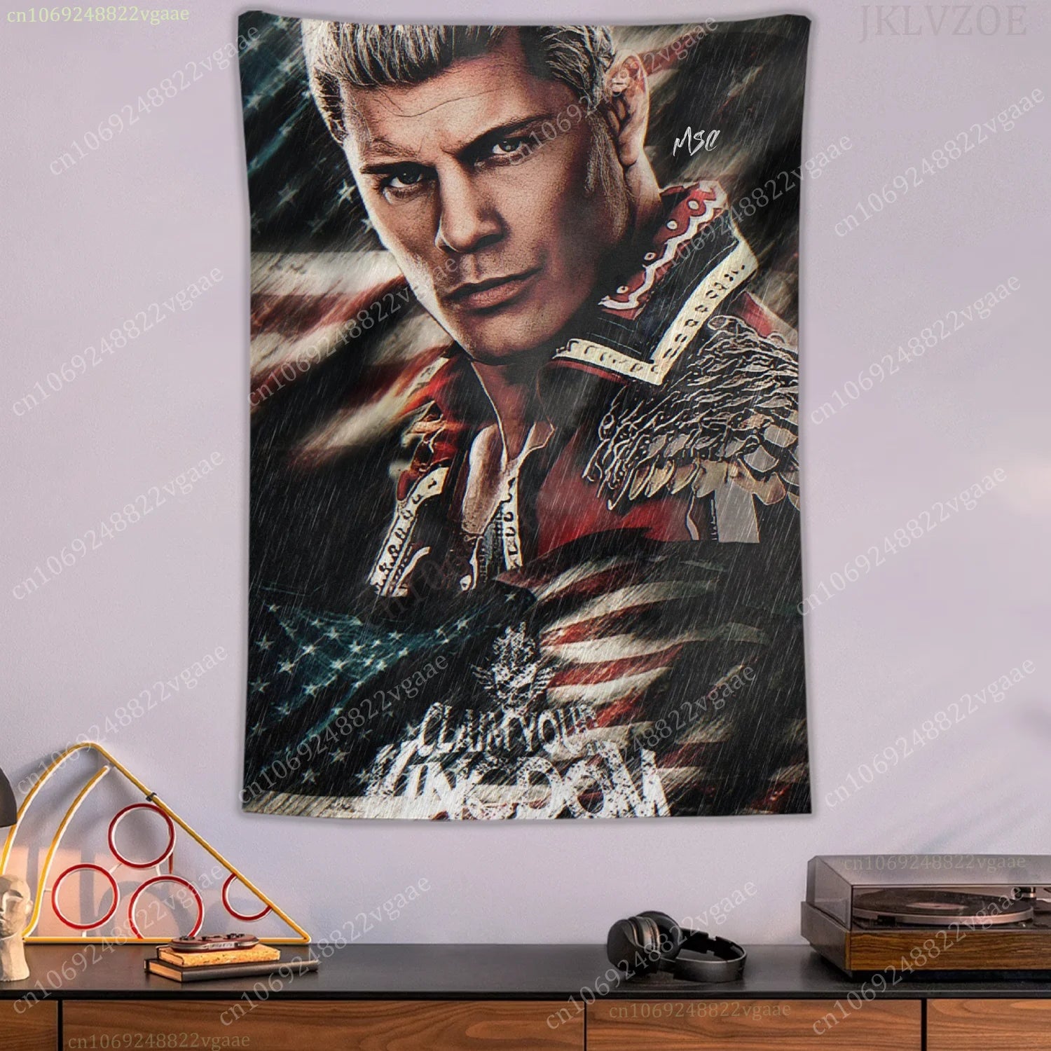 Tapisserie Murale Catch WWE - Décoration Sport