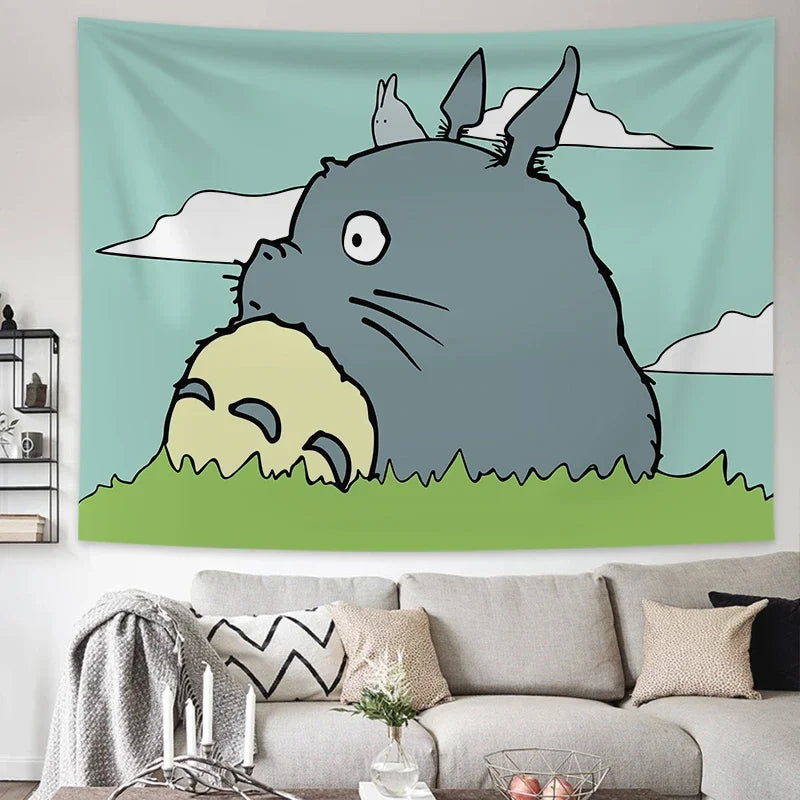 Tapisserie Murale Mon Voisin Totoro - Décoration Anime & Studio Ghibli