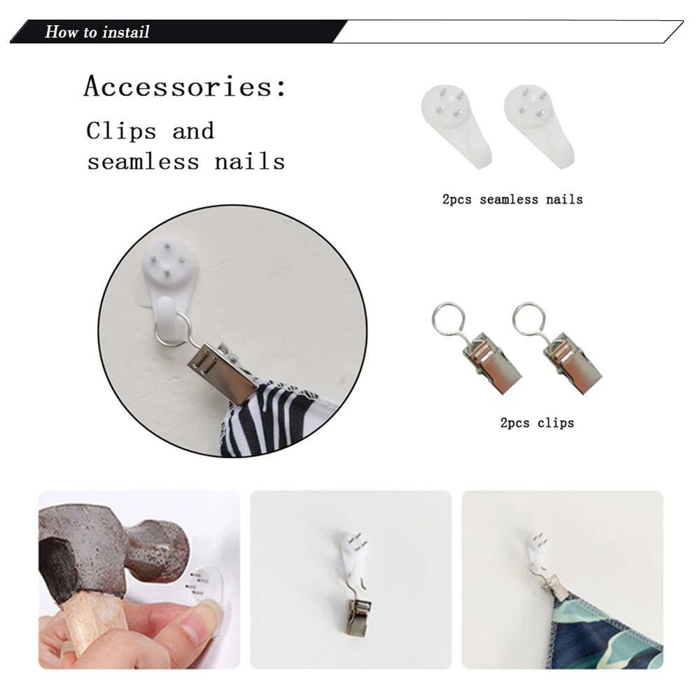 Tapisserie Murale Vue Méditerranéenne - Terrasse Fleurie & Village au Bord de l'Eau