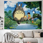 Tapisserie Murale Mon Voisin Totoro - Décoration Anime & Studio Ghibli