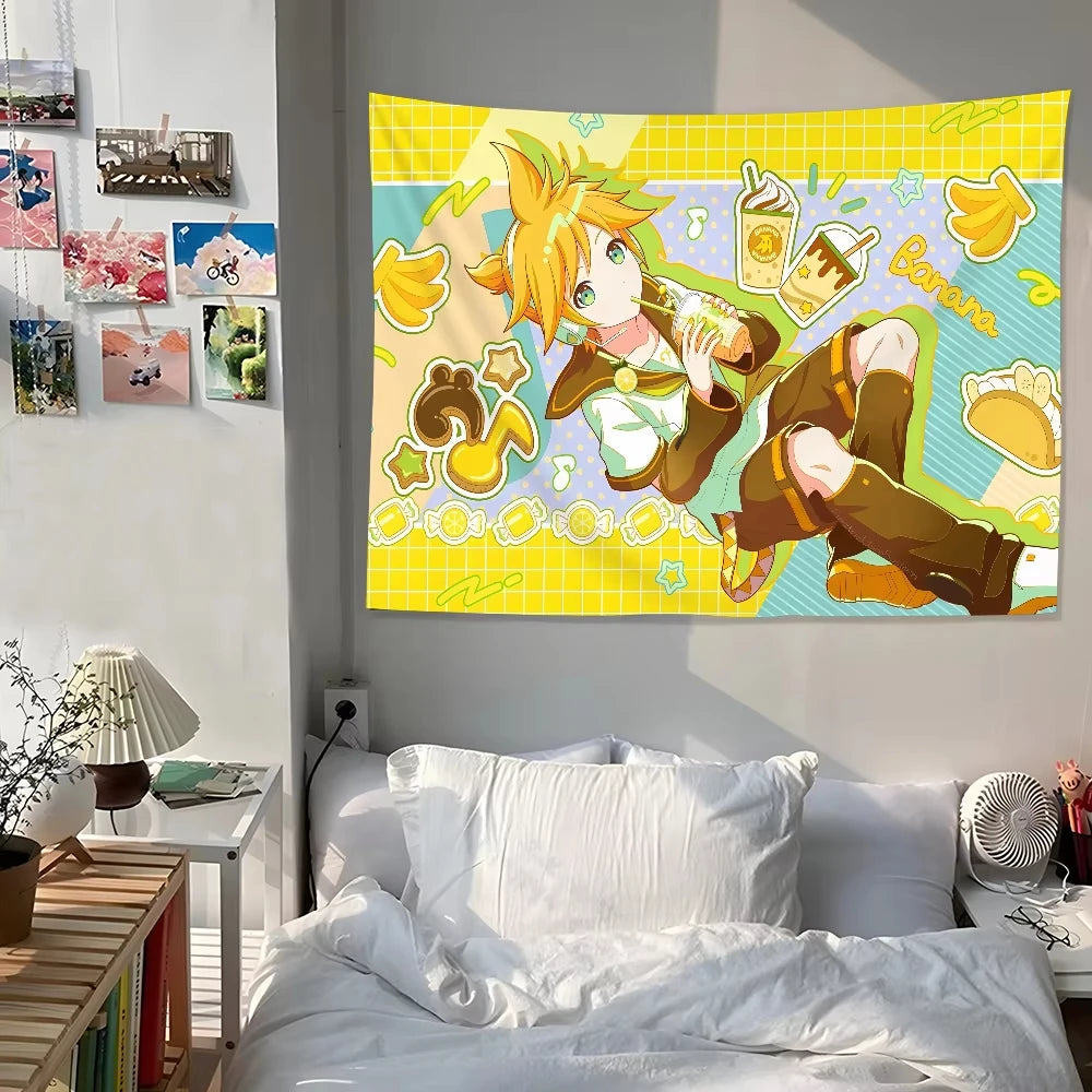 Tapisserie Murale Hatsune Miku - Décoration Anime Vocaloid