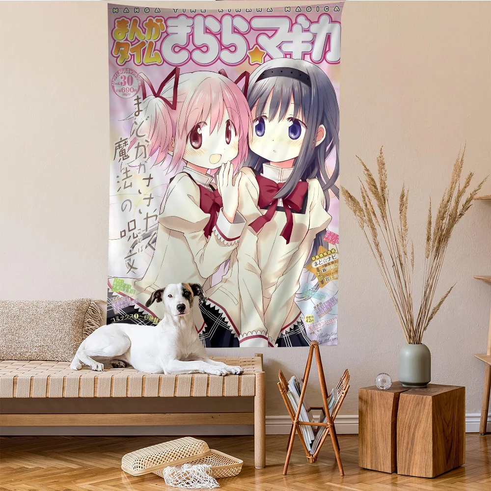 Tapisserie Murale Puella Magi Madoka Magica - Poster Manga Magical Girl