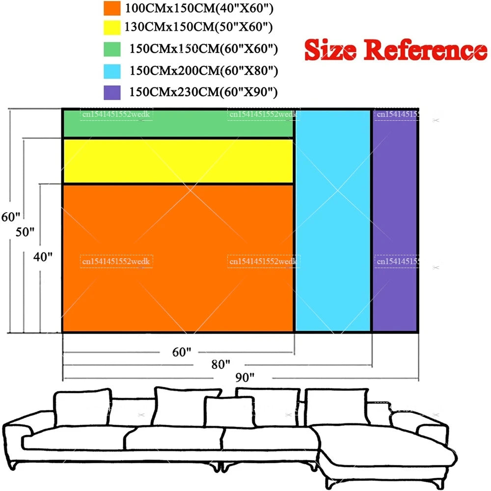 Tapisserie Murale Forêt Magique Néon - Paysage Psychédélique & Couleurs Lumineuses