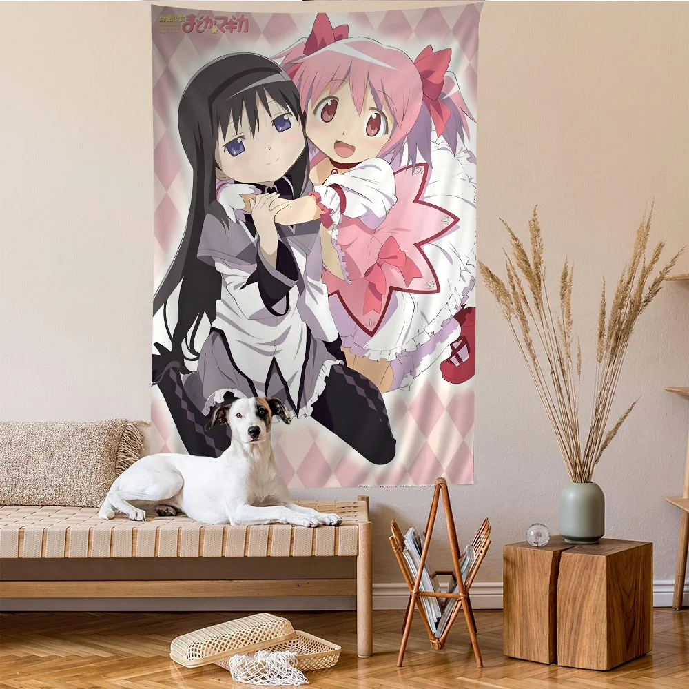 Tapisserie Murale Puella Magi Madoka Magica - Poster Manga Magical Girl