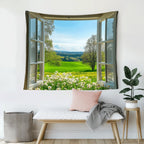 Tapisserie Murale Paysage - Trompe-l'Oeil Naturel