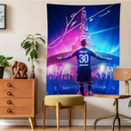 Tapisserie Murale Lionel Messi - Poster Foot Argentin, Décoration Murale Sport