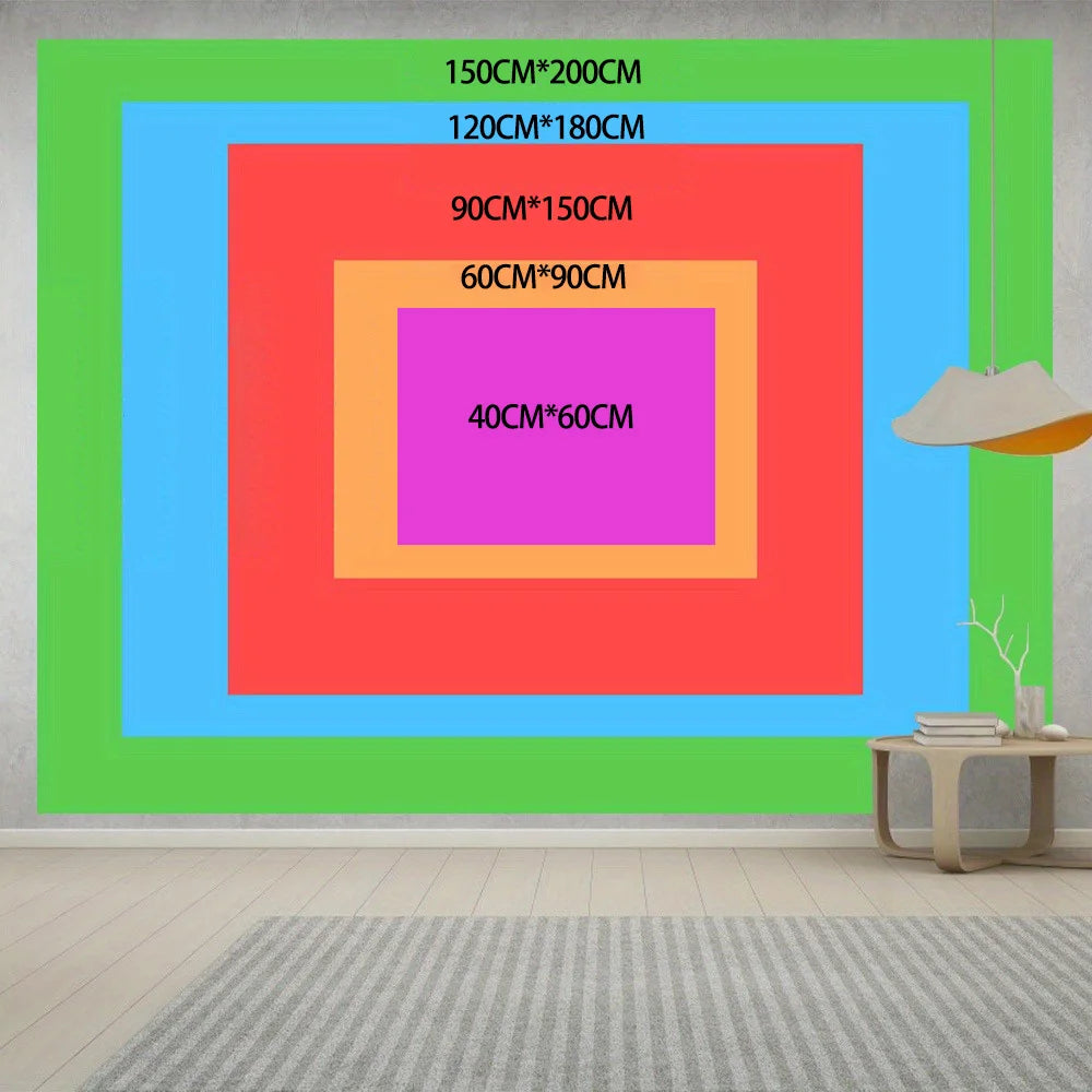 Tapisserie Murale Happy Birthday - Décor Anniversaire Style Avatar / K-Pop